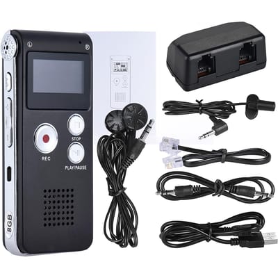 Mini 25H 8GB Digitale Audio Voice Recorder Dictafoon MP3 Muziekspeler