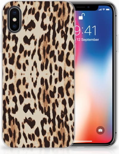 Apple iPhone X | Xs TPU Hoesje Leopard