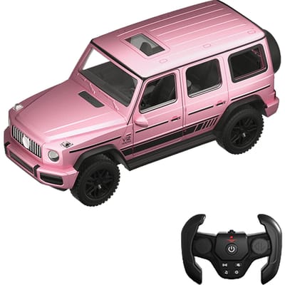 Voiture tout-terrain télécommandée 2,4 GHz Simulation Induction Télécommande Voiture Détection de gestes pour -1 rose