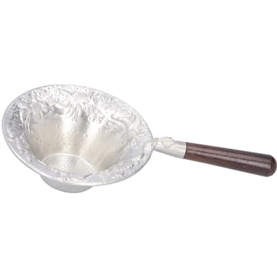 Theezeef Japans Stijl Handgemaakt Thee Blad Infuser Filter Thee Set Accessoires(Rood houten handvat )
