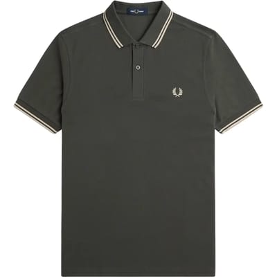 Fred Perry Polo M3600 Donkergroen U98 - Maat L - Heren