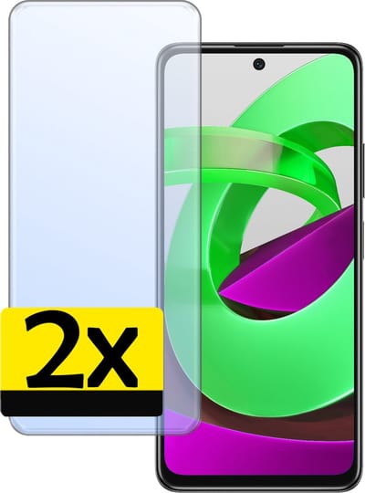 Screenprotector - Geschikt voor Xiaomi Poco M4 Pro 5G - 2 Stuks - Extra Sterk - Beschermglas - Gehard Glas - Tempered Glass - Screen Protector