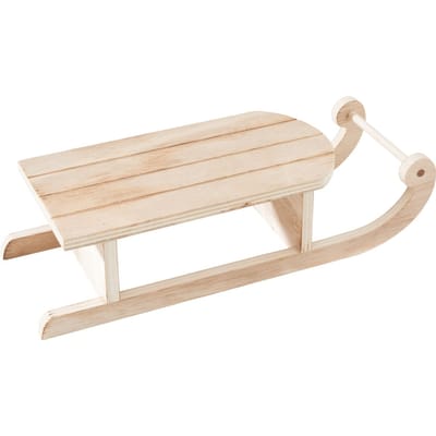 VBS Decoratieve houten slee