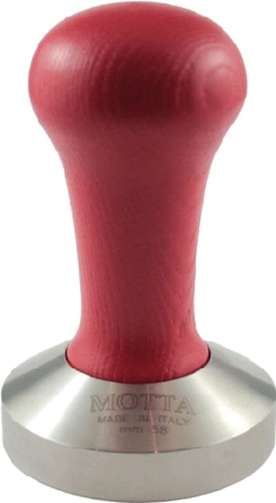 Motta Koffie Tamper - Rood - Convex - 58mm