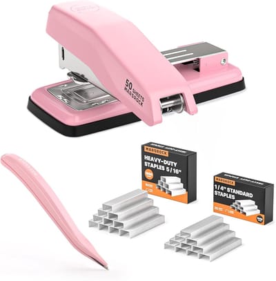 Nietmachine Set in Roze voor Creatieve Projecten
