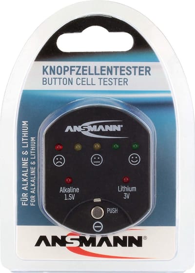 Ansmann - Ansmann Universeel Knoopceltester - 30 Dagen Niet Goed Geld Terug
