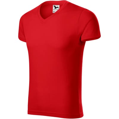 T-shirt met V-hals Malfini Slim 146