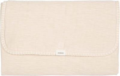 Wickelonderlegger - Verschoonmatje - Onderweg verschonen - Vochtwerend materiaal - 90x55 cm uitgevouwen - Wit
