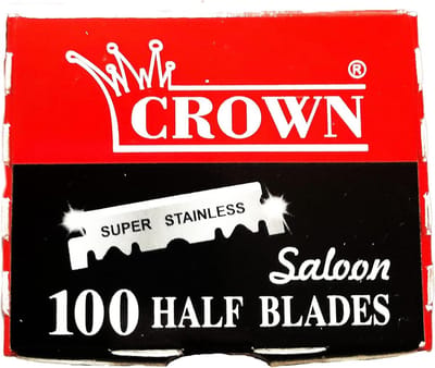 100 Scheermesjes RVS Enkelzijdig Super Stainless Steel