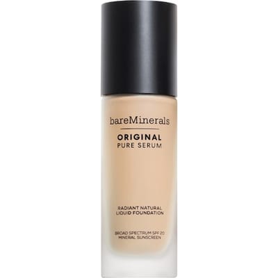 bareMinerals Foundation Pure Serum Radiant Natural Liquid Mineral SPF 20 Vloeibare foundation Dames 30 ml