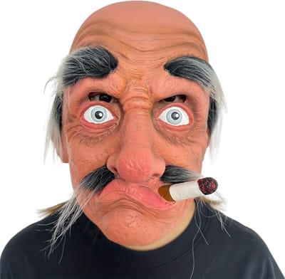 Nivard Halloween Masker - Volwassenen - Enge Maskers - Horror Masker - Man met Sigaret