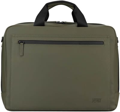 Jost Halmstad Dames laptoptas - 13 inch - Werktas A4 - Imitatieleer - Groen