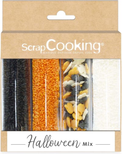 ScrapCooking Suiker Sprinkles Halloween Mix 69g set/4