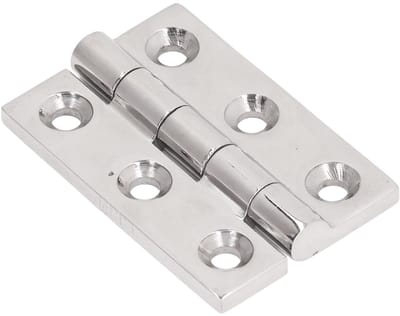 Dailygoods- Scharnier 50x75mm - Roestvrij Staal - Scharnier Reparatie Plaat - Deur Scharnieren - Scharniermal - Duurzaam en Eenvoudig te Reinigen - Deurscharnier