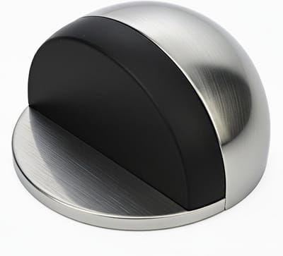 Deurstoppers - Deurstopper muur - Muren beschermen - Geluiddempend rubber - 2.2 x 4.5 cm - Zilver