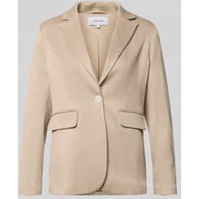 regular fit blazer met klepzakken