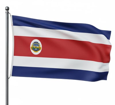 Trasal - vlag Costa Rica - costa ricaanse vlag 150x90cm