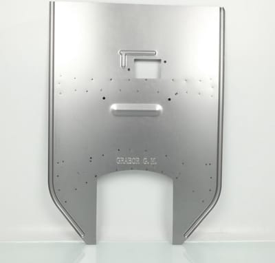Treeplank plaatstaal renovatie RMS voor scooter Piaggio 80 Vespa PK S 1982 tot 1985