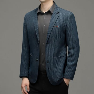 Casual Herenkostuums Herfst Nieuwe Herentops Jas Lichte Zakelijke Stijl Mode Koreaanse Stijl Herenjas XXXXL