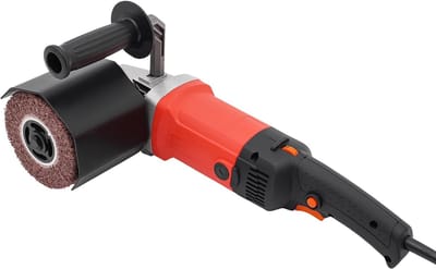 Draadtrekmachine - Elektrische borstel - Oppervlakken Bewerken - 6 Versnellingen Instelbaar - 12x10cm Rollen - Rood