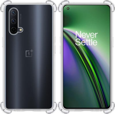 Hoesje Geschikt voor OnePlus Nord CE - Sterk & Shockproof - Siliconen Case - Back Cover - Telefoon Hoes Shock Proof - Transparant