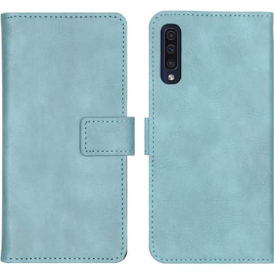 imoshion Hoesje - Geschikt voor Samsung Galaxy A30s / A50 - Luxe Bookcase - Lichtblauw