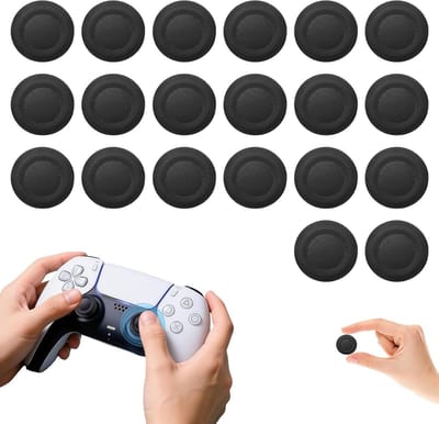 Set van 20 Duim Grip Joystick Caps voor PS5/PS4 Controller, Antislip en Slijtvast, Ideaal voor Verbeterde Controle en Comfort tijdens Gamersessies