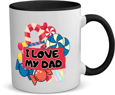 Akyol - papa cadeau - koffiemok - theemok - zwart - Papa - vader - vader verjaardag - met opdruk - vader cadeau - vader cadeautjes - vaderdag cadeau - vader cadeautjes verjaardag - liefste papa - leuk kado om te geven - 350 ML inhoud