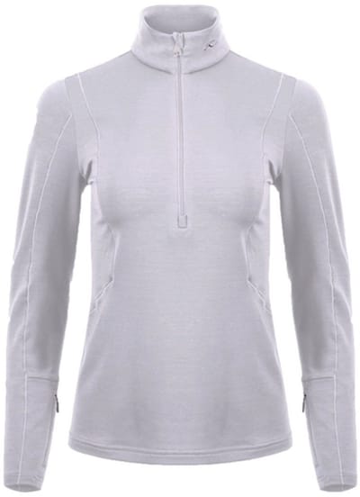 Skipully KJUS Women Trace Midlayer Half-Zip Alloy-Maat 40