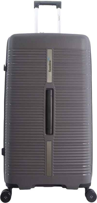 Saxoline Blue Overly Harde koffer / Trolley / Reiskoffer - (Large) - Zilver - Zilver / Large