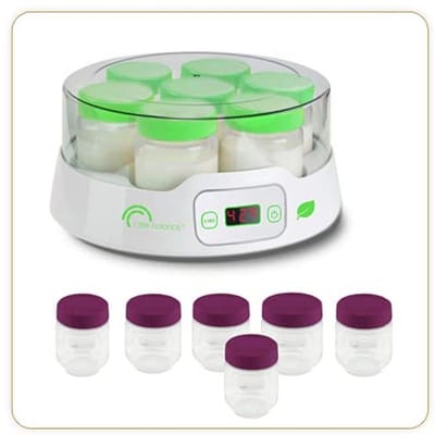 Digitaal Yoghurtmaker met 13 Glazen Potten - Zelfgemaakte Yoghurt en Desserts