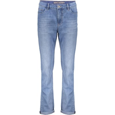 Geisha Jeans Turn-up Stonebleach Denim Size: S | Straight Outlet | Dames | Blauw
