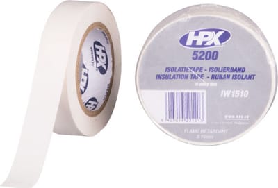 PVC isolatietape - wit 15mm x 10m