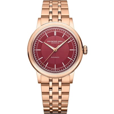 Raymond Weil Millesime 2125-P5-45001 Horloge - Staal - Rosékleurig - Ø 35 mm
