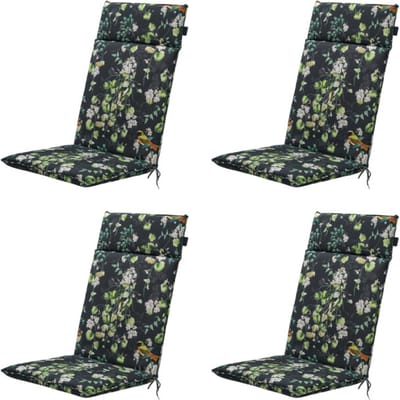 Madison - Tuinstoelkussen Hoge Rug Sadie - Ca. 120x50 cm - Set van 4