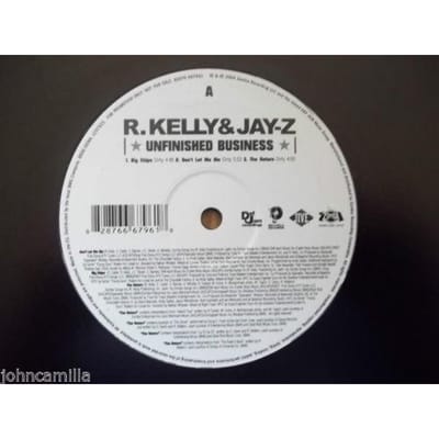 12 inch Record R. KELLY & JAY-Z - Unfinished Business 82876667961 Def Jam Recordi 2004 US Rap & Hip-Hop/R&B Gebruikt