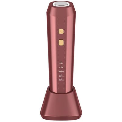 Reiniging Huidverjonging Warmtecompress Insluizer Verklein Poriën Multifunctionele Huidverzorging Thuis Lichttherapie Blauw Licht Schoonheidsinstrument pink