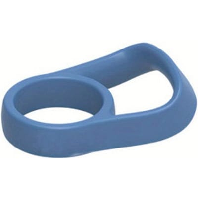 Sangle de Poignée pour Bouteille d'Eau 37 mm Portable en Silicone Tasse à Vide Support pour Bouteille d'Eau de Sport Boucle de Suspension pour Bouilloire Extérieur bleu