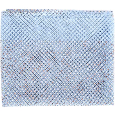 Ruban élastique en maille diamant couleur AB, accessoires pour chaussures et vêtements, bleu, 48 x 62 cm