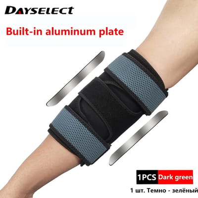 1 Stuk Elleboogbrace Nacht Elleboog Slaap Ergonomische Ondersteuning Stabilisator Met 2 Verwijderbare Metalen Spalken Voor Cubitaal Tunnel Syndroom Tendinitis black