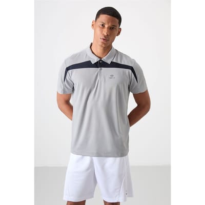 Heren Poloshirt met Kleurblokken
