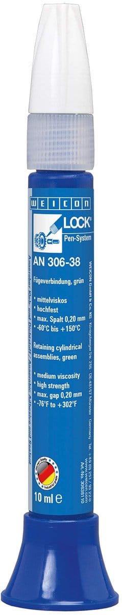 WEICONLOCK AN 306-38 – 10 ml montageverbinding – voor lagers tandwielen bouten