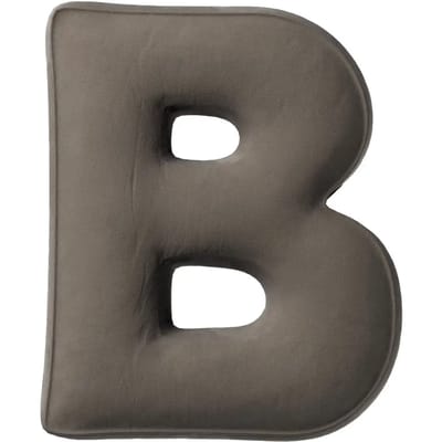Kussen letter b Yellow Tipi Posh Velvet