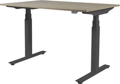 Zit Sta Bureau - Plus Elek 140x80 robson -zwart frame