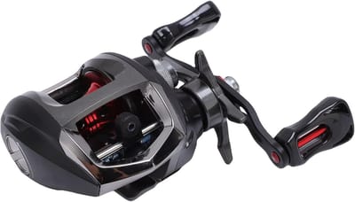 Vis Molen - Baitcaster Reel - Kunstaas Vissen - Dubbele Rem Controle - 63:1 Overbrenging - Zwart