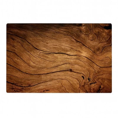 Bureau-onderlegger Rustiek Hout – 60 x 40 cm – Vinyl – Voor Kinderen & Volwassenen – Landelijke Stijl