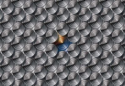 Fotobehang Modern Abstract Pattern | PANORAMIC - 250cm x 104cm | 130g/m2 Vlies