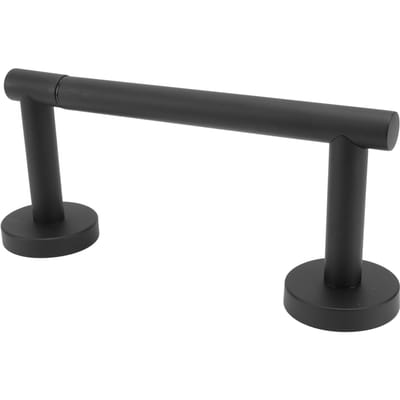 Porte-essuie-tout en acier inoxydable, antirouille, grande capacité de charge, support pour rouleaux d'essuie-tout pour cuisine, salle de bain Black black