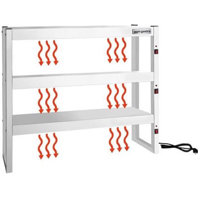 GGM Gastro Infrarot-Wärmebrücke - 900x300mm - 3 beheizte Etagen