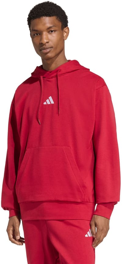 Adidas Essentials Feelcozy Fleece Hoodie Rood L Man